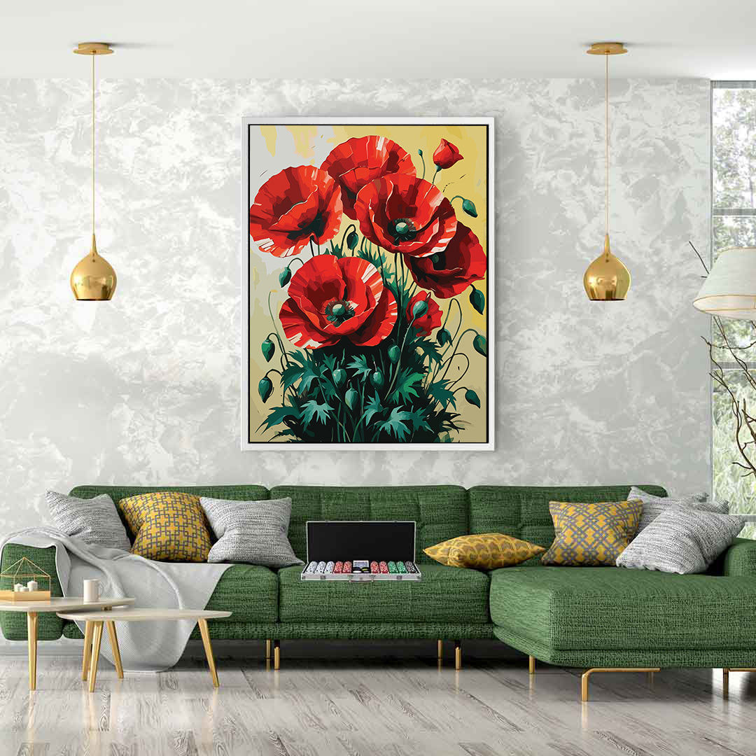 Pictura pe Numere – Buchet de trandafiri 6946