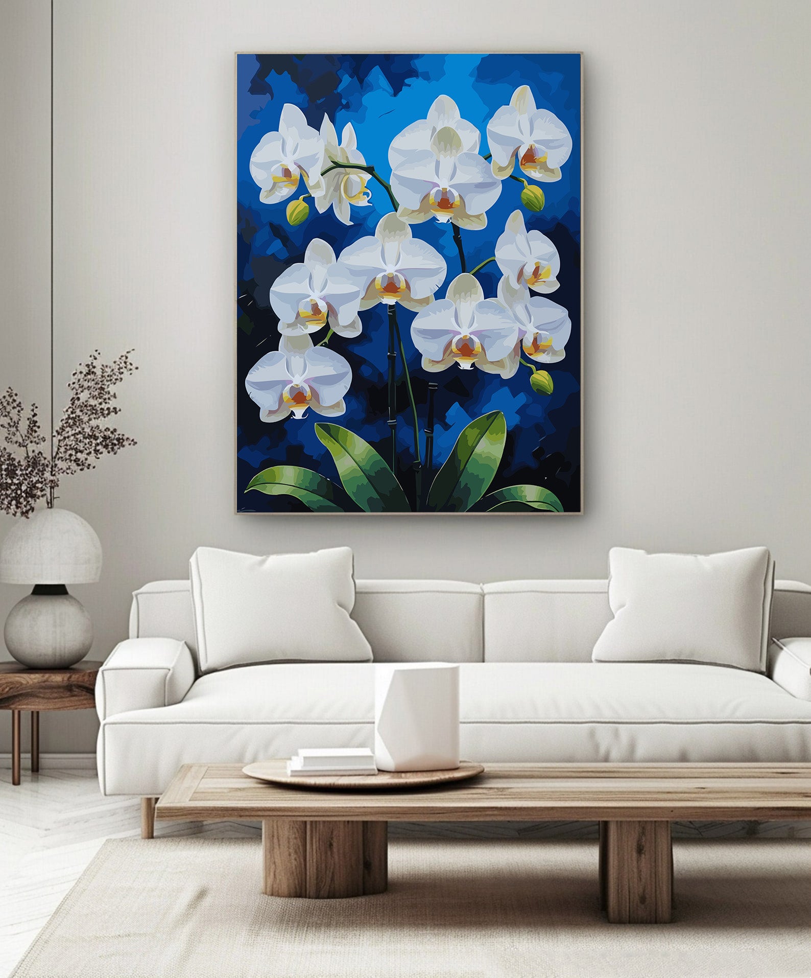 Pictura pe Numere – Orhidee de portelan 6820
