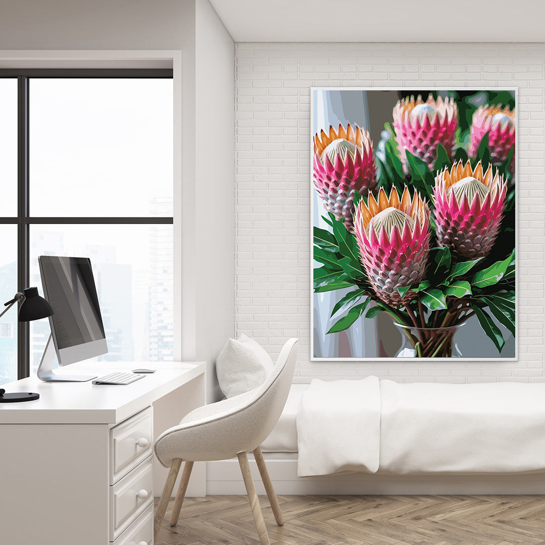 Pictura pe Numere – Coroana de protea 7000