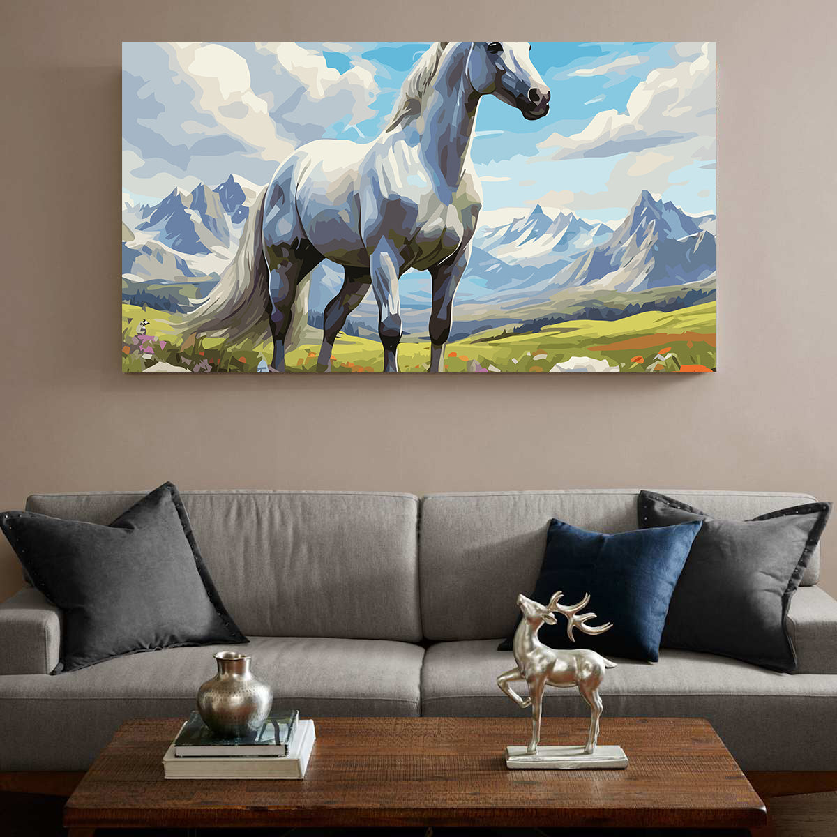 Pictura pe Numere – Armonie alba 7329