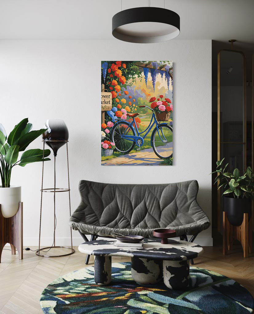 Pictura pe Numere – Flower Market 6960