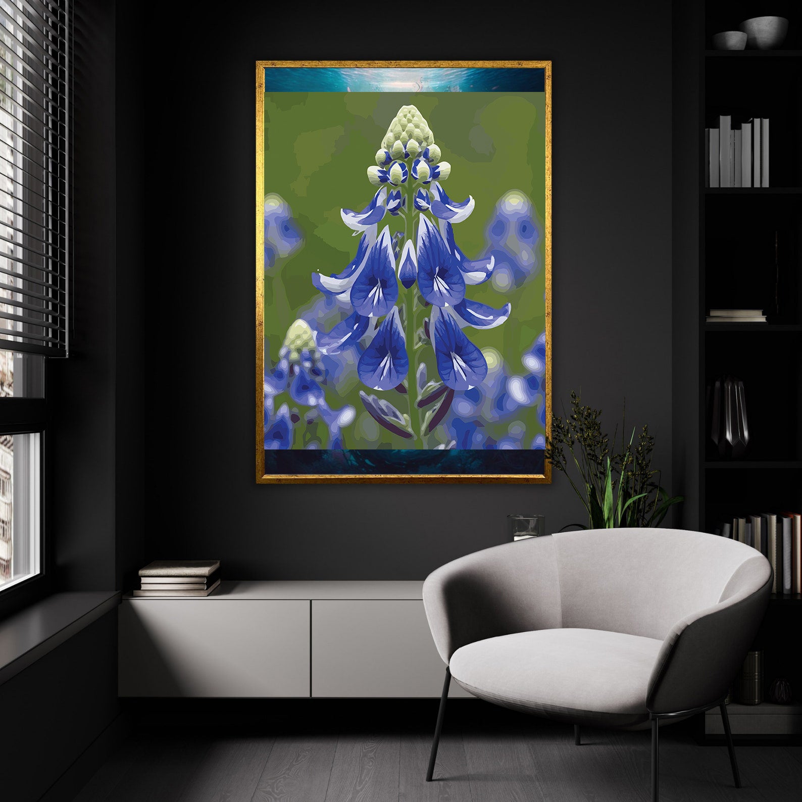 Pictura pe Numere – Puritate in albastru 6992