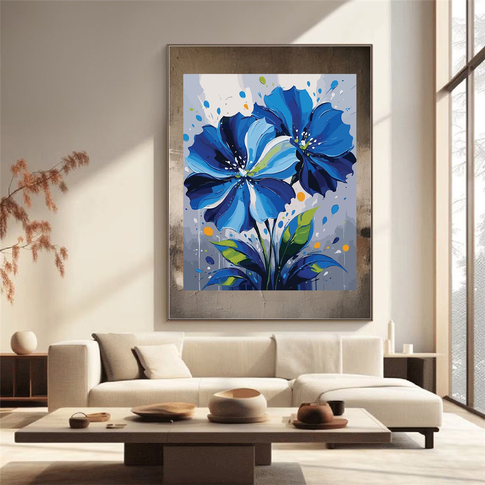 Pictura pe Numere – Maci de Azur 6853