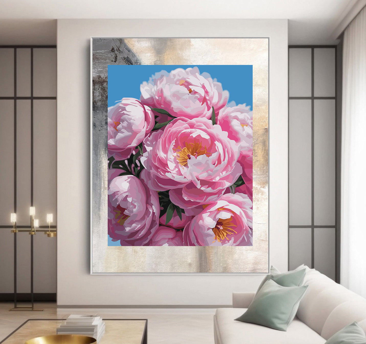 Pictura pe Numere – Petale de matase 7042