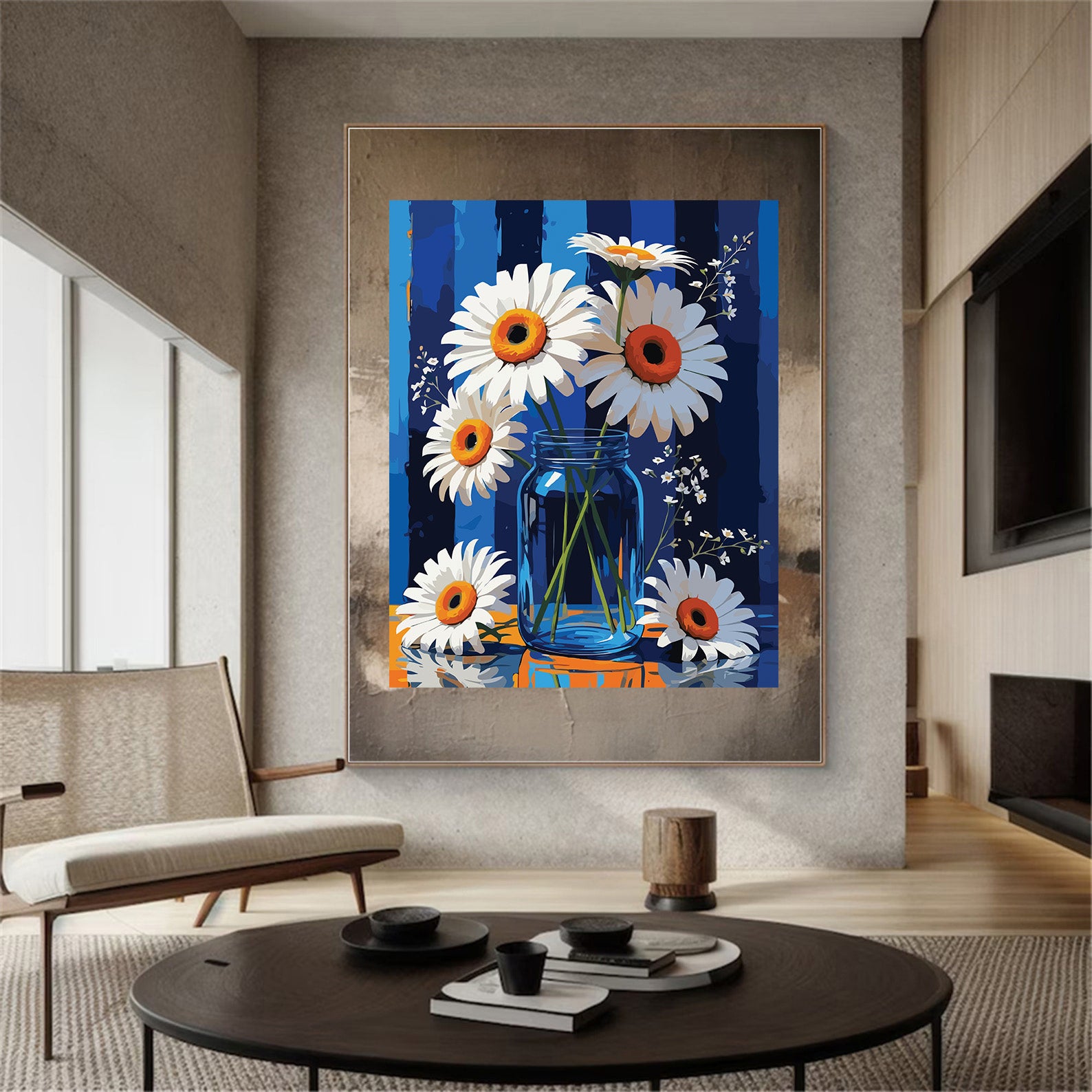 Pictura pe Numere – Puritate in azur 7032