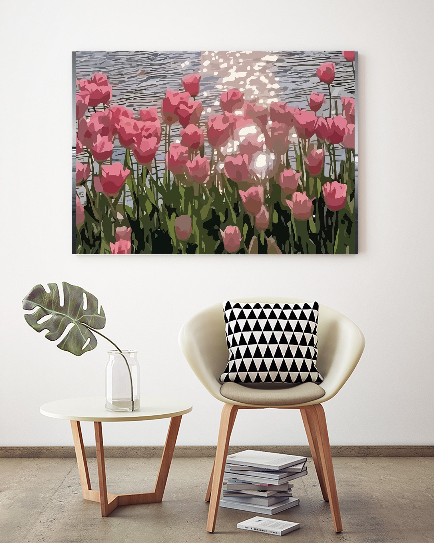 Pictura pe Numere – Reflexii roz 7114