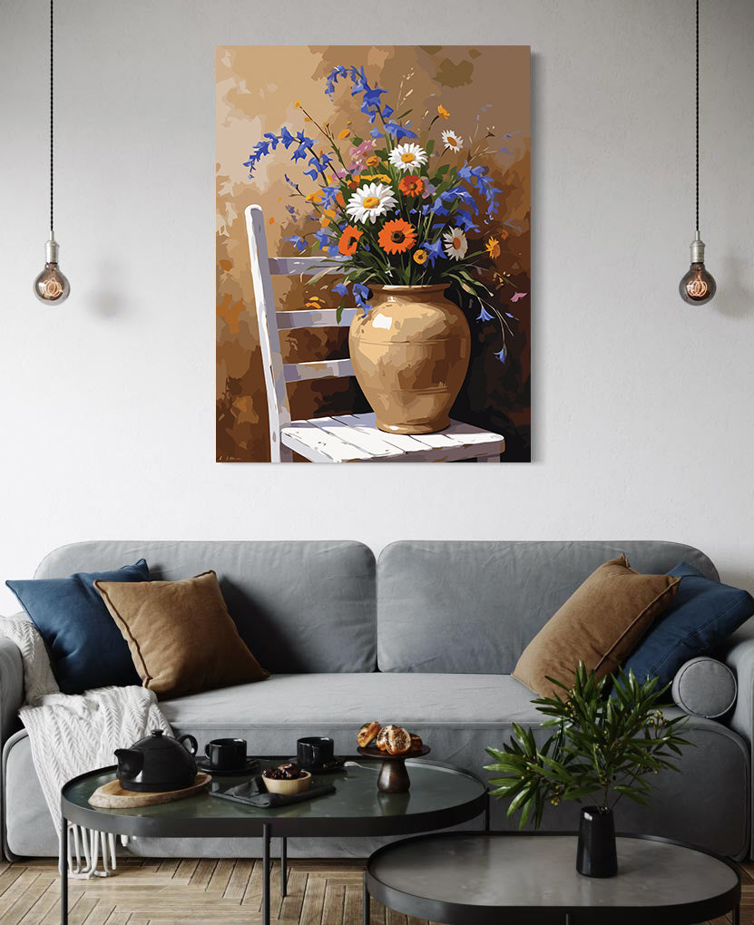 Pictura pe Numere – Simfonia florilor rustice 7026
