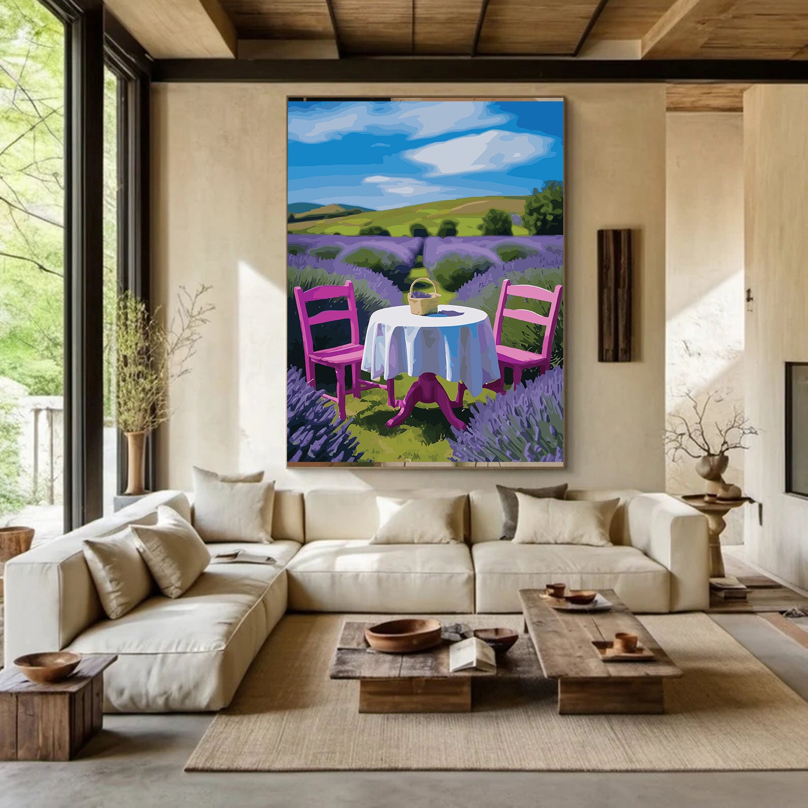 Pictura pe Numere – Orizont de lavanda 6997