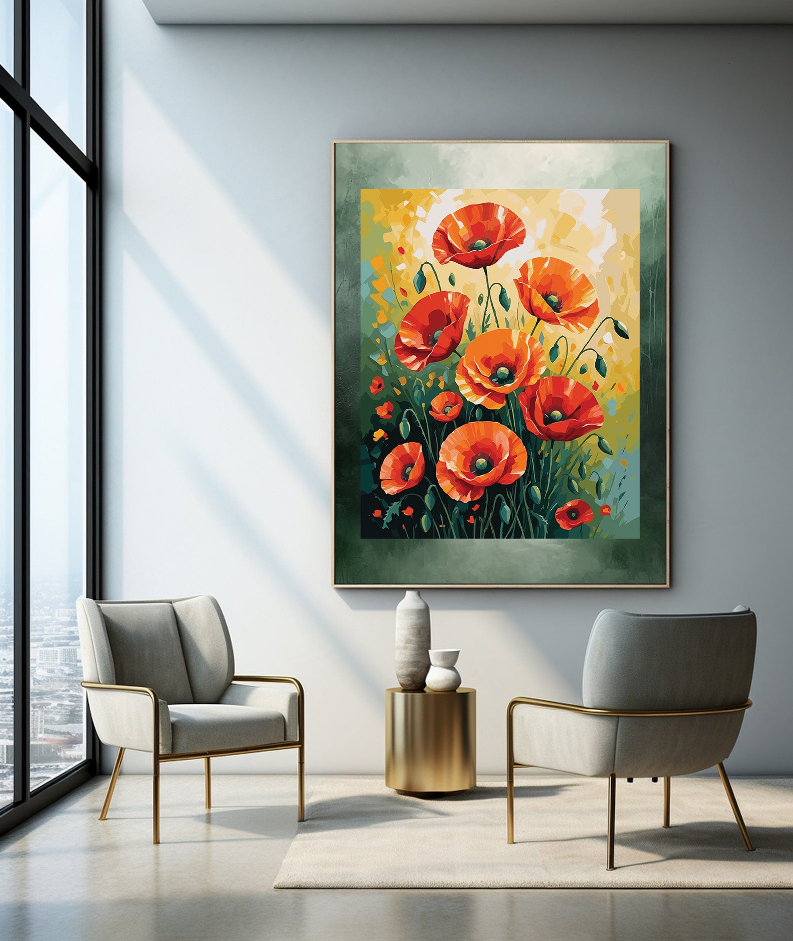 Pictura pe Numere – Vapai de maci 7022