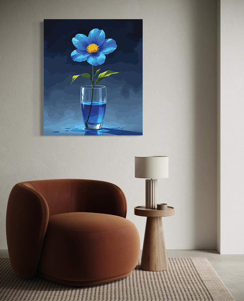 Pictura pe Numere – Ecou de safir 6914