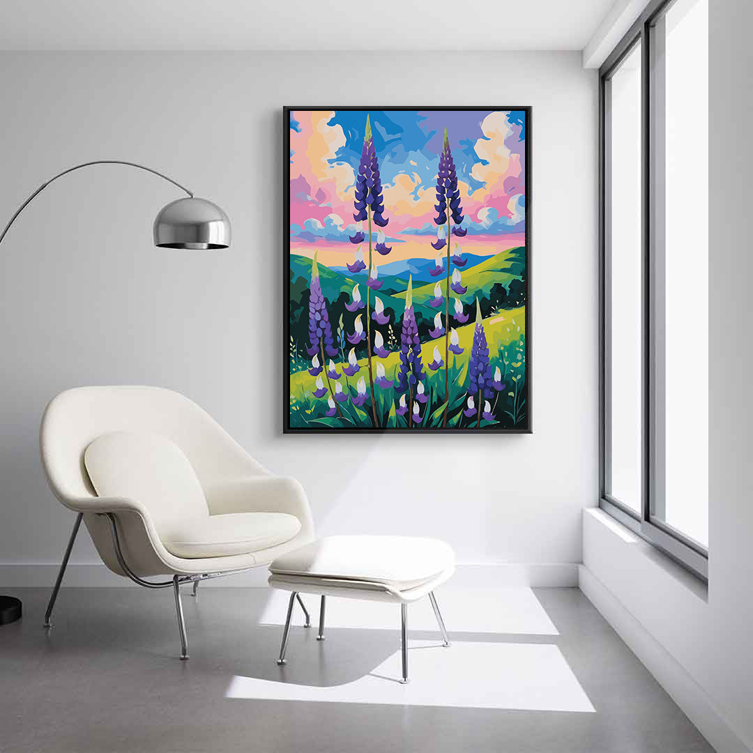 Pictura pe Numere – Lupini in simfonia zorilor 7256