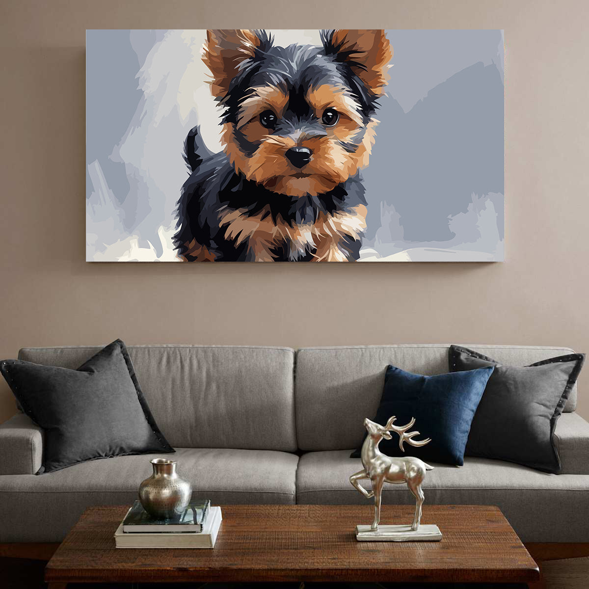 Pictura pe Numere – Micul yorkie 7388