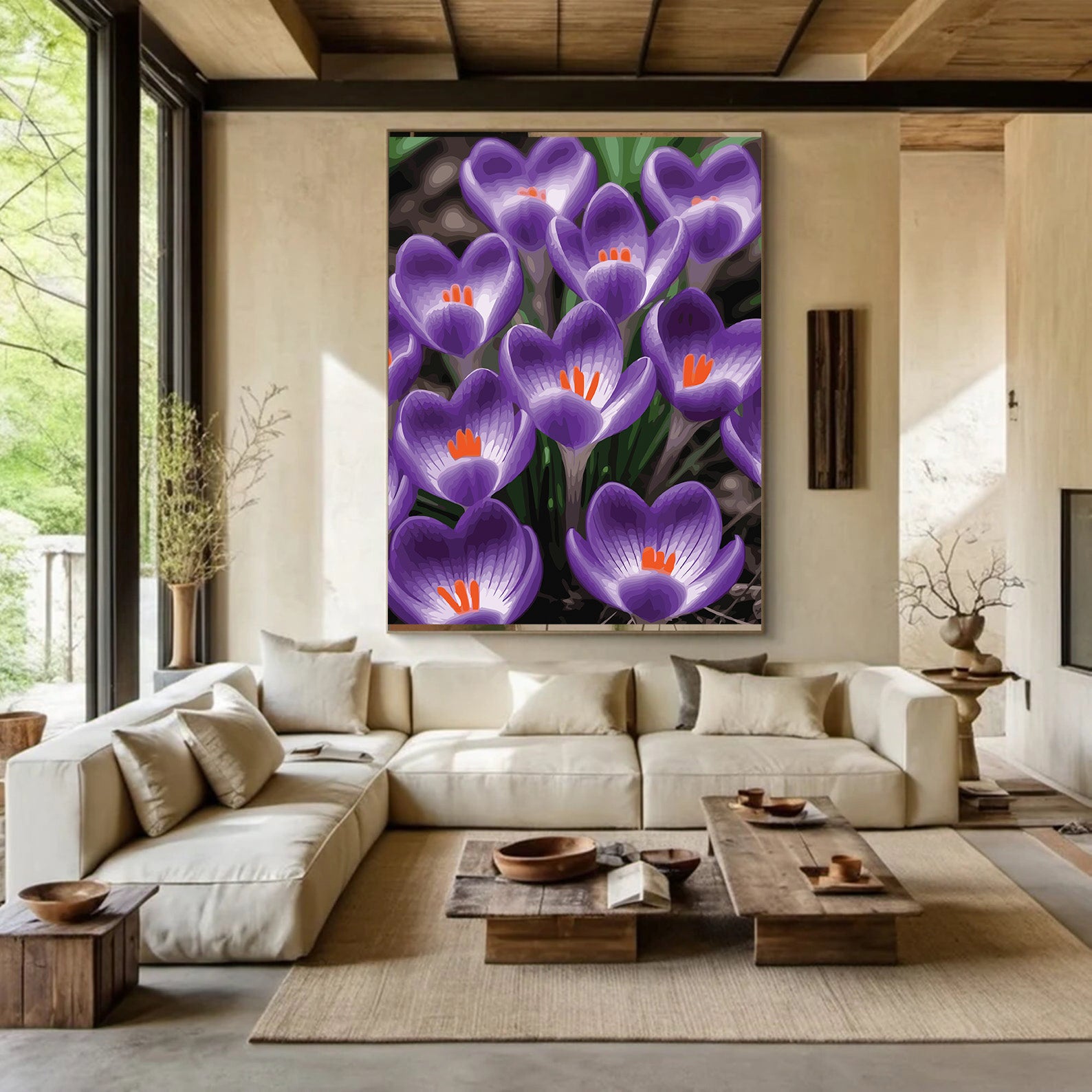 Pictura pe Numere – Amurgul violet 7264