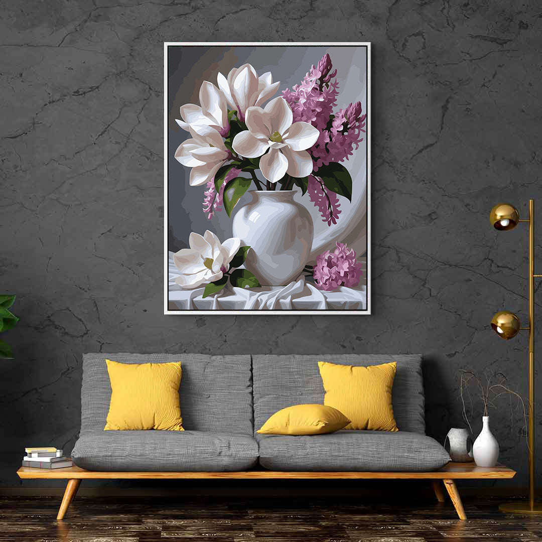 Pictura pe Numere – Eleganta magnoliei 7223
