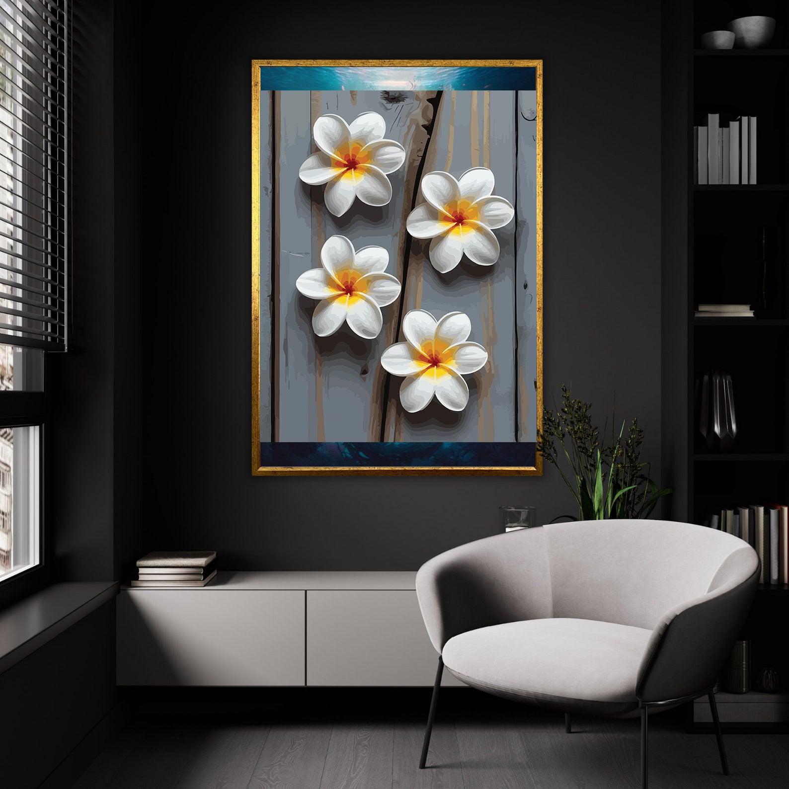 Pictura pe Numere – Parfum de plumeria 7083