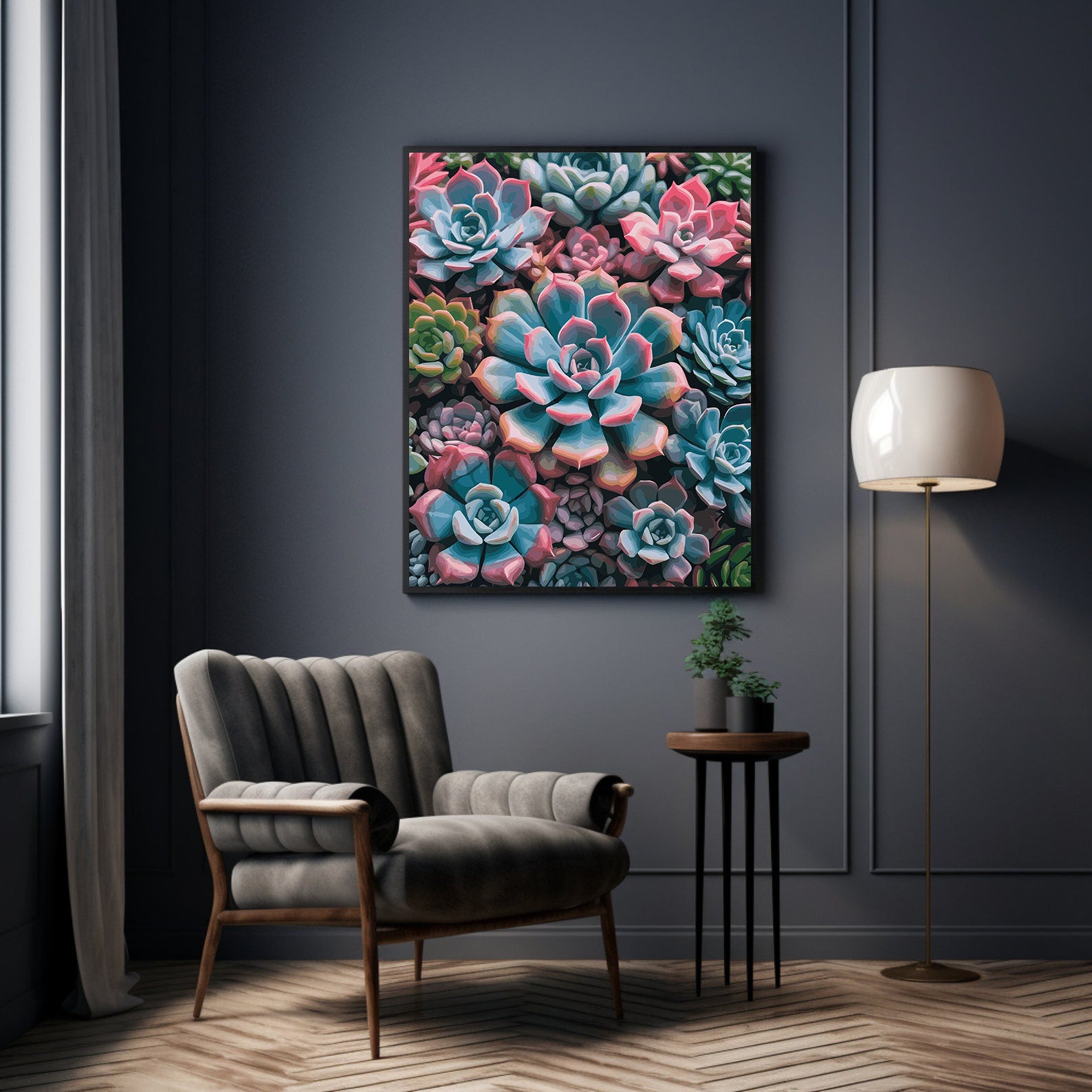 Pictura pe Numere – Mozaic de petale 7189