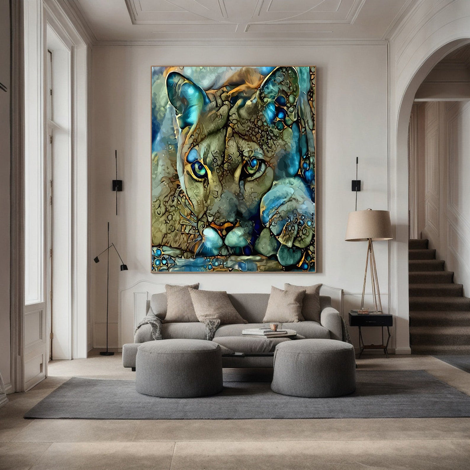 Pictura pe Numere – Privirea puma 7320