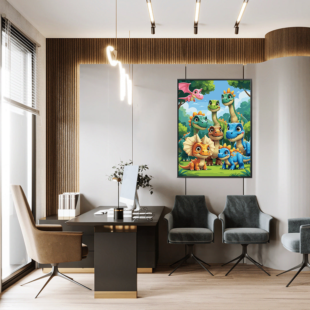 Pictura pe Numere – Zambete preistorice 7336