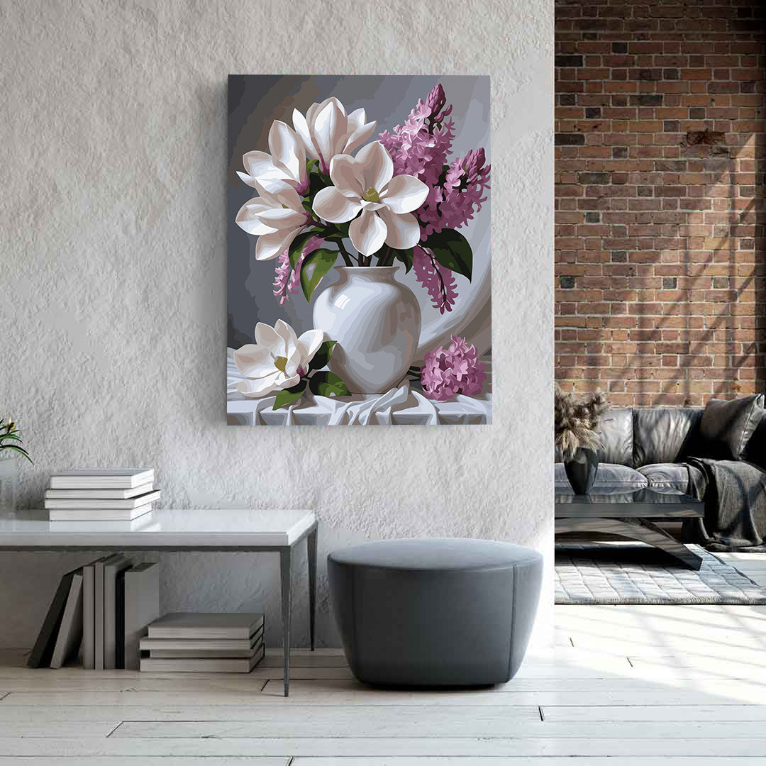 Pictura pe Numere – Eleganta magnoliei 7223