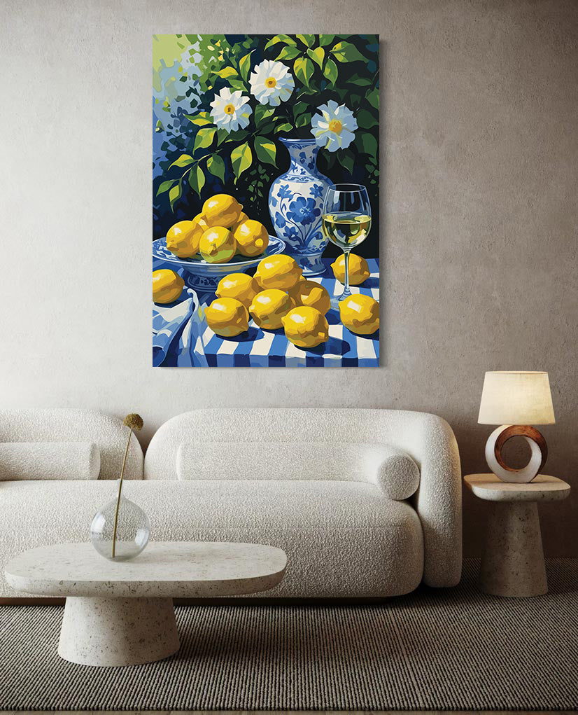 Pictura pe Numere – Citrice si portelan 7057