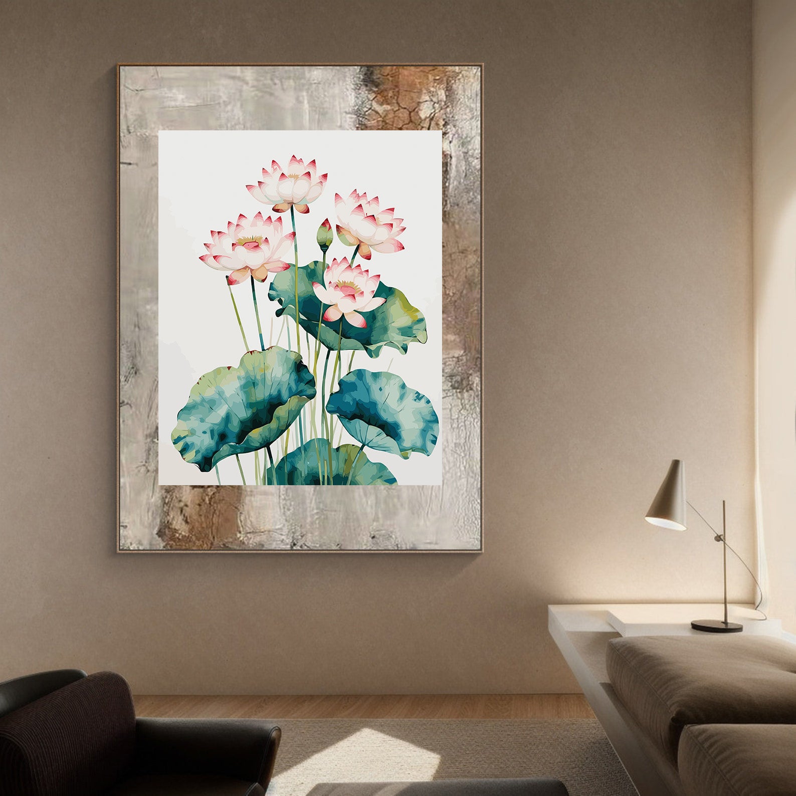 Pictura pe Numere – Flori de lotus 6890