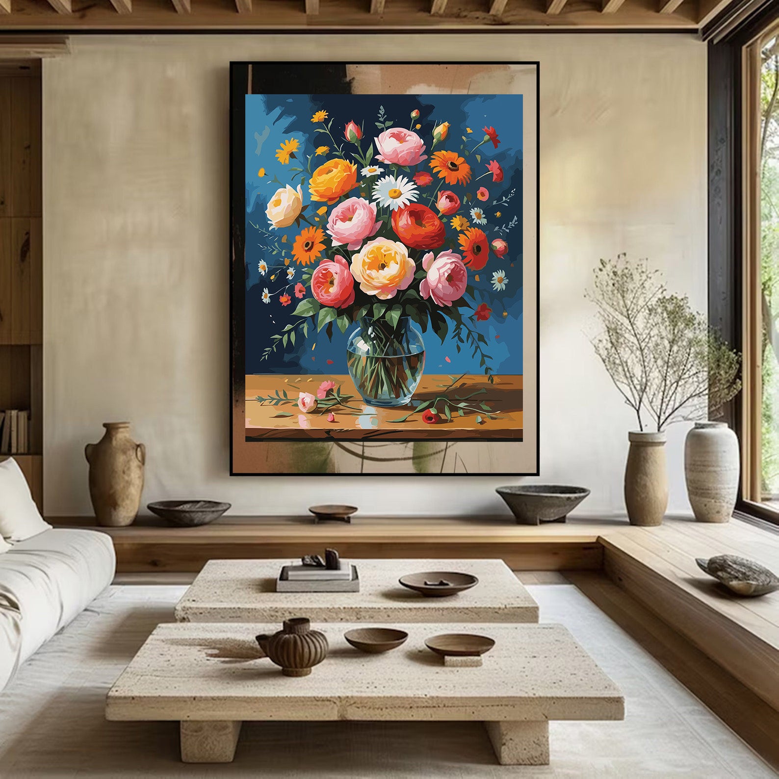 Pictura pe Numere – Efervescenta florala 7150