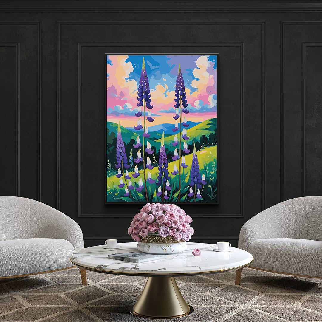 Pictura pe Numere – Lupini in simfonia zorilor 7256