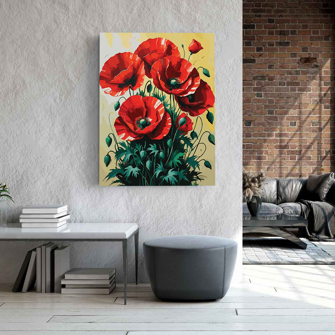 Pictura pe Numere – Buchet de trandafiri 6946