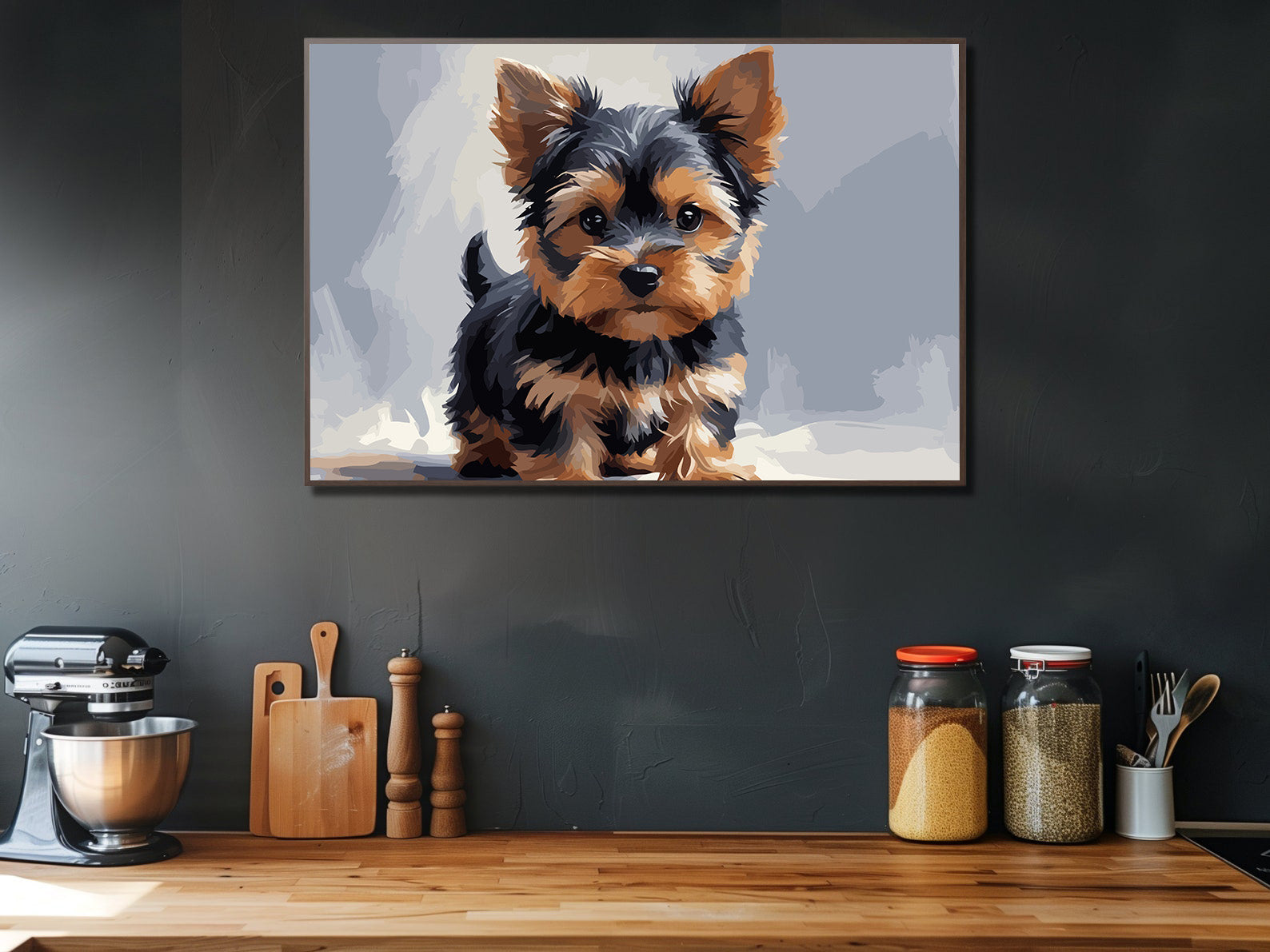 Pictura pe Numere – Micul yorkie 7388