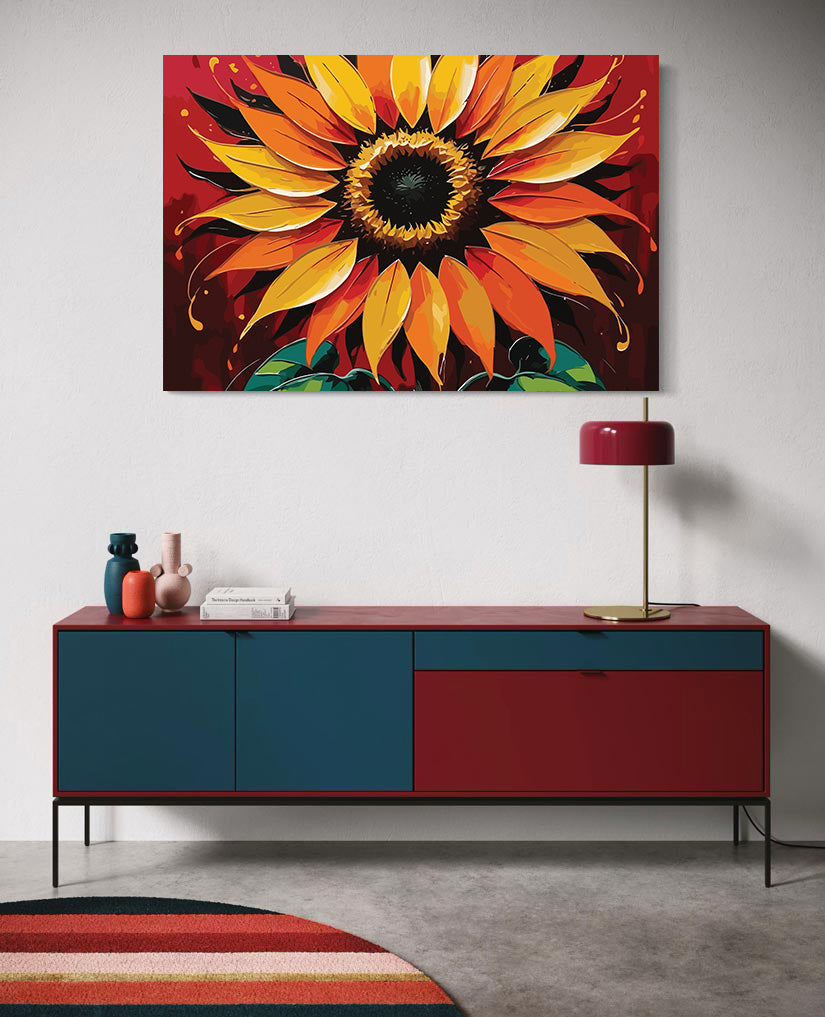 Pictura pe Numere – Explozie de soare 7010