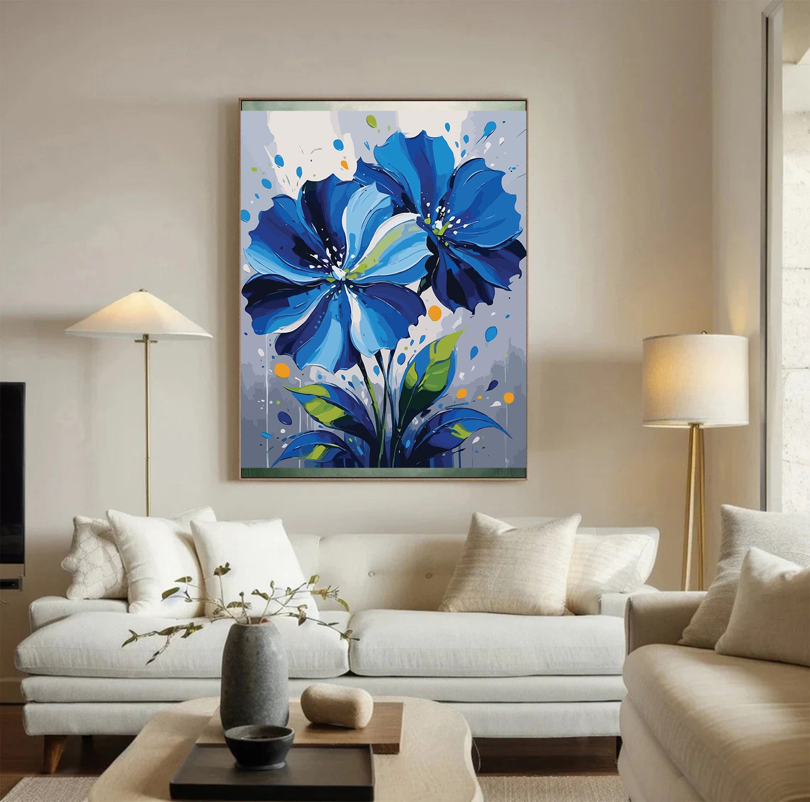 Pictura pe Numere – Maci de Azur 6853