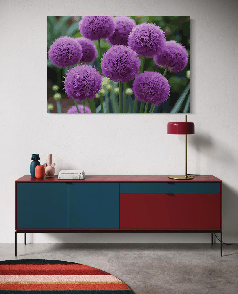 Pictura pe Numere – Sfere de Allium 6865