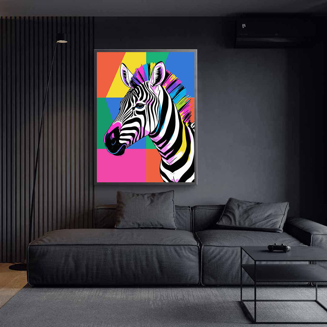 Pictura pe Numere – Profilul zebrei 7469