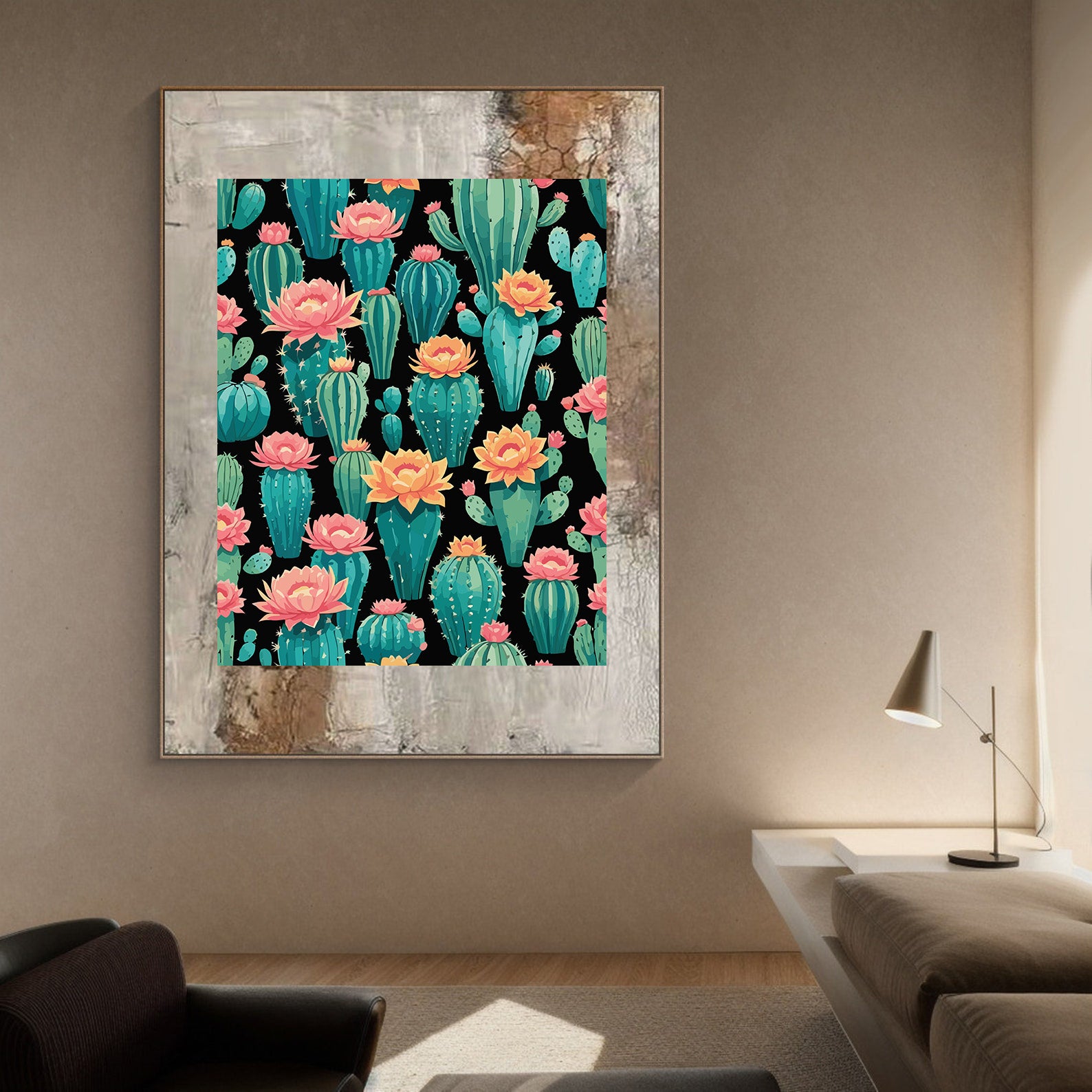 Pictura pe Numere – Cactus inflorit 6879