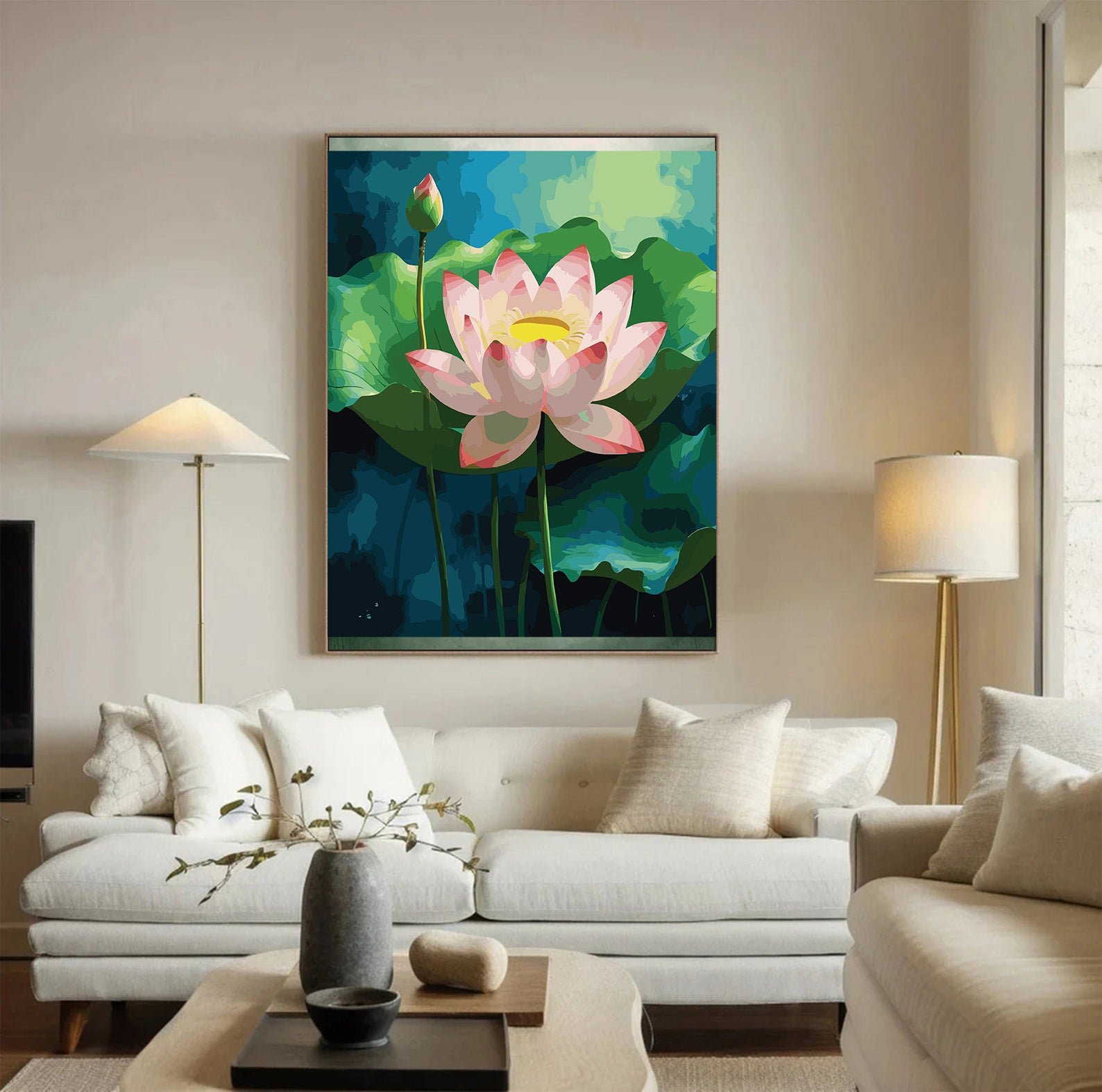 Pictura pe Numere – Lumina lotusului 7146