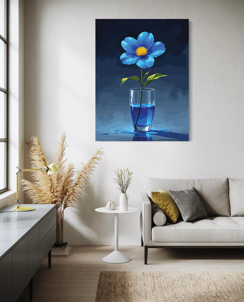 Pictura pe Numere – Ecou de safir 6914