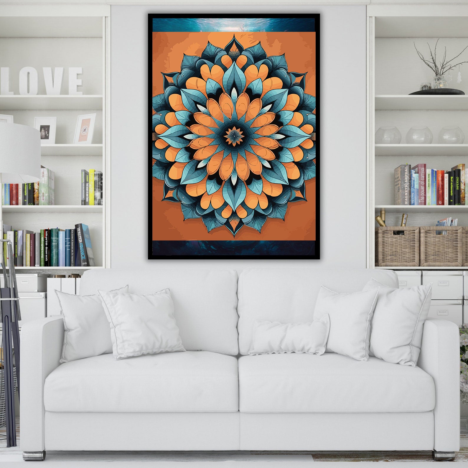 Pictura pe Numere – Mandala solara 7044