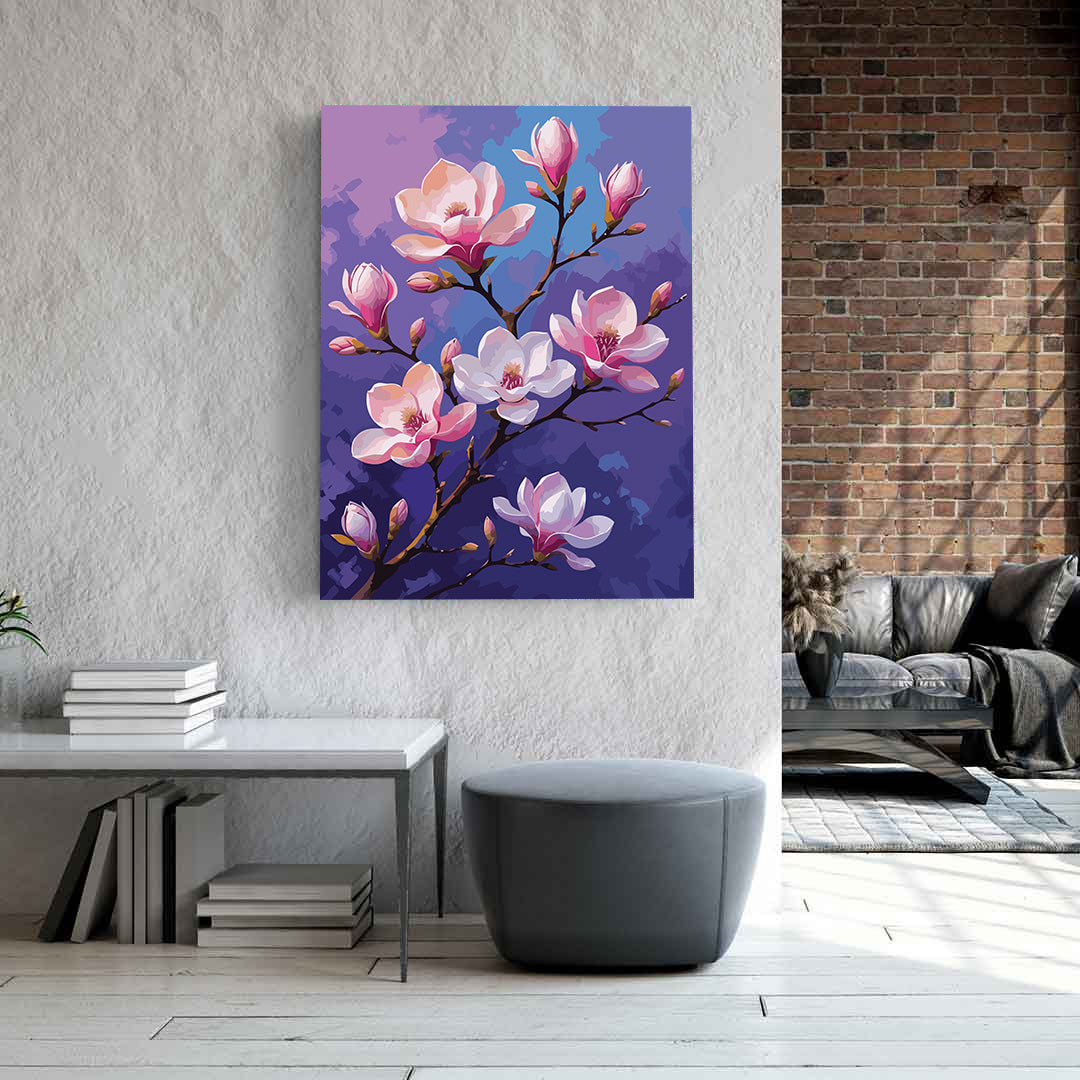 Pictura pe Numere – Simfonia magnoliilor 7215