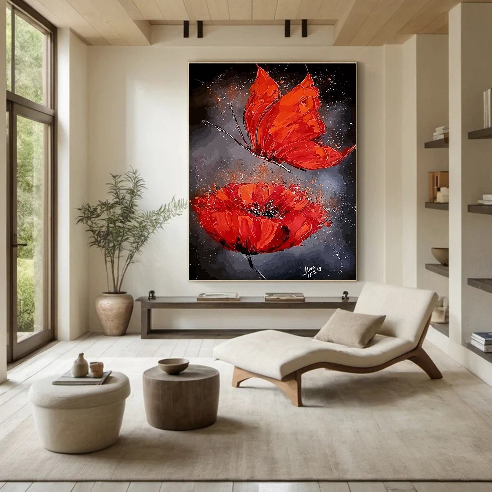 Pictura pe Numere – Fluture si Mac 6825