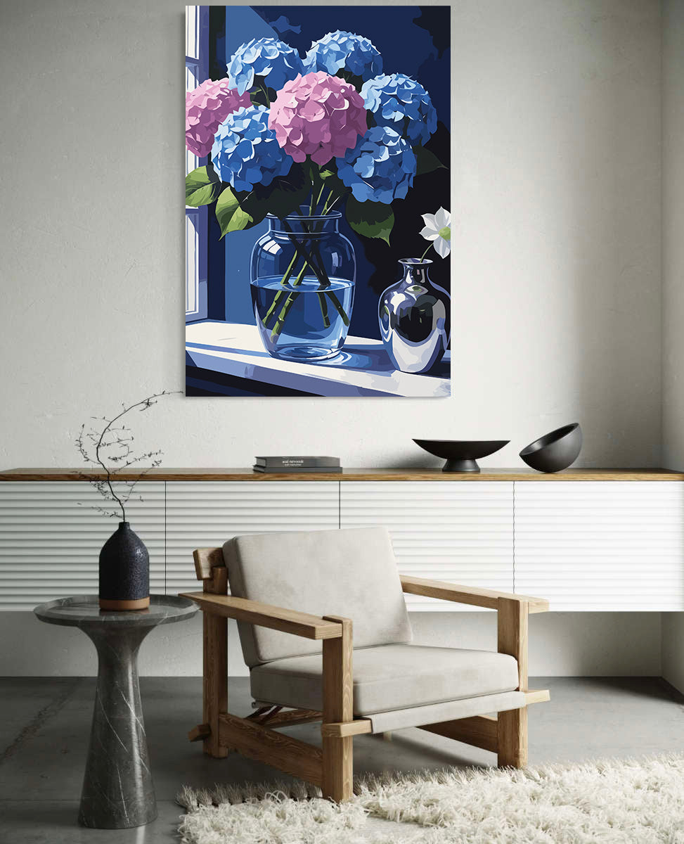 Pictura pe Numere – Contrast la fereastra 7046