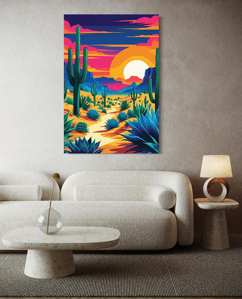 Pictura pe Numere – Suflet de desert 6980