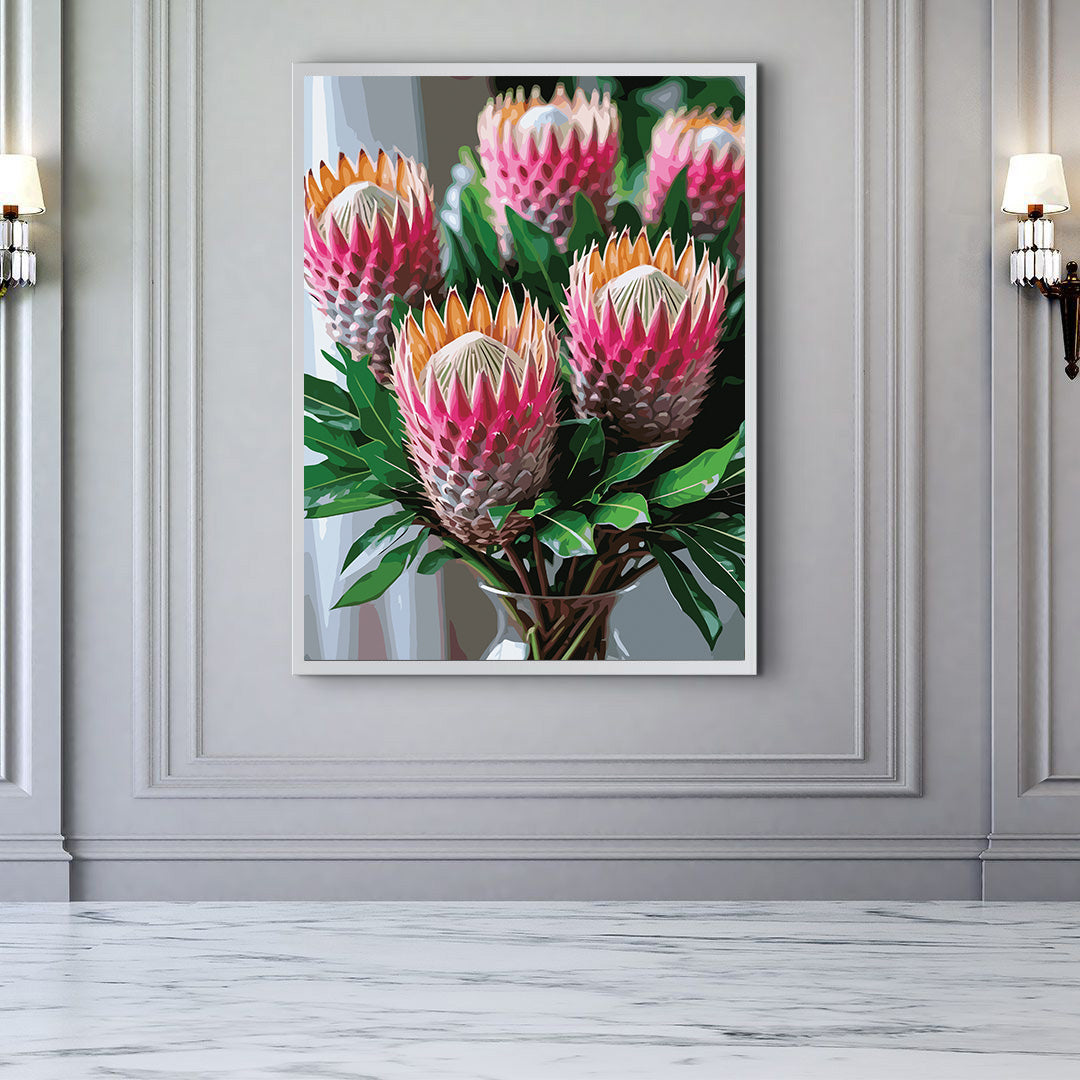 Pictura pe Numere – Coroana de protea 7000