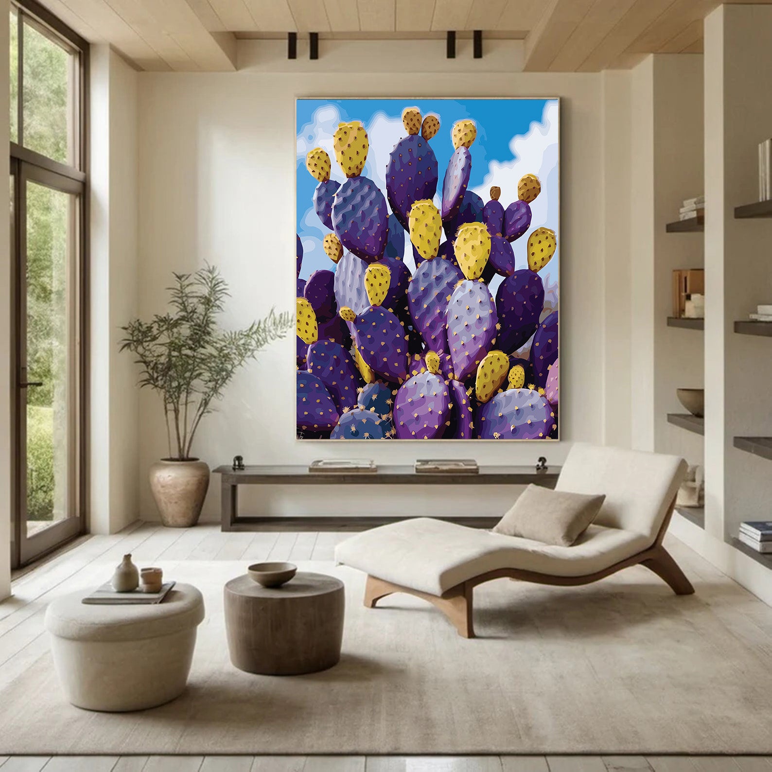 Pictura pe Numere – Spini violeti 7062