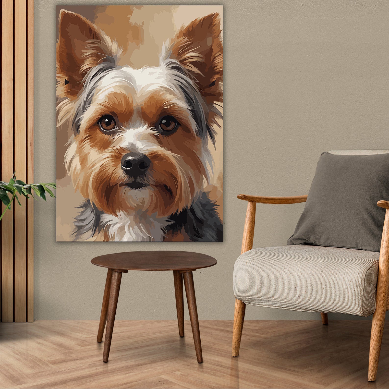 Pictura pe Numere – Inocenta micului yorkie 7497
