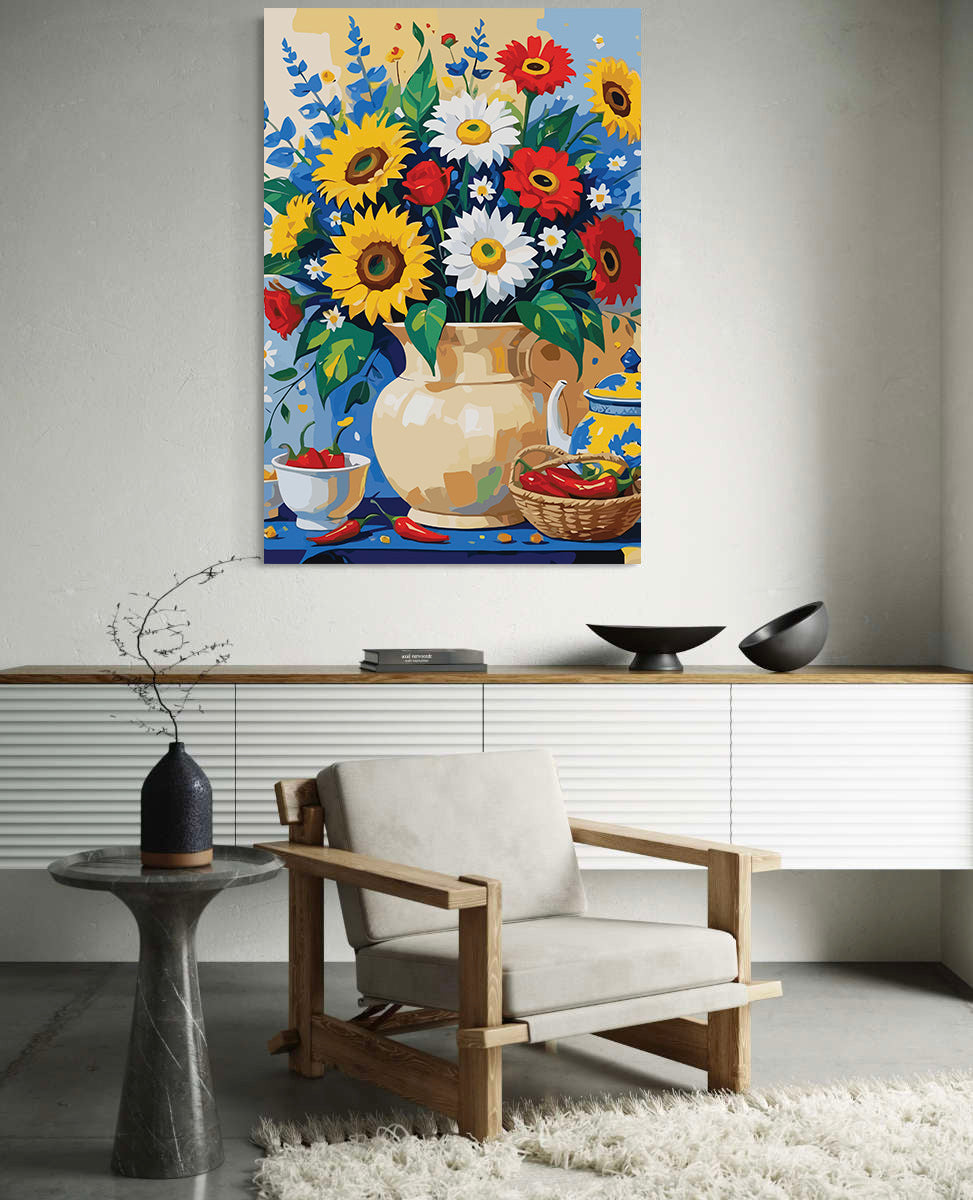 Pictura pe Numere – Flori de camp 7268