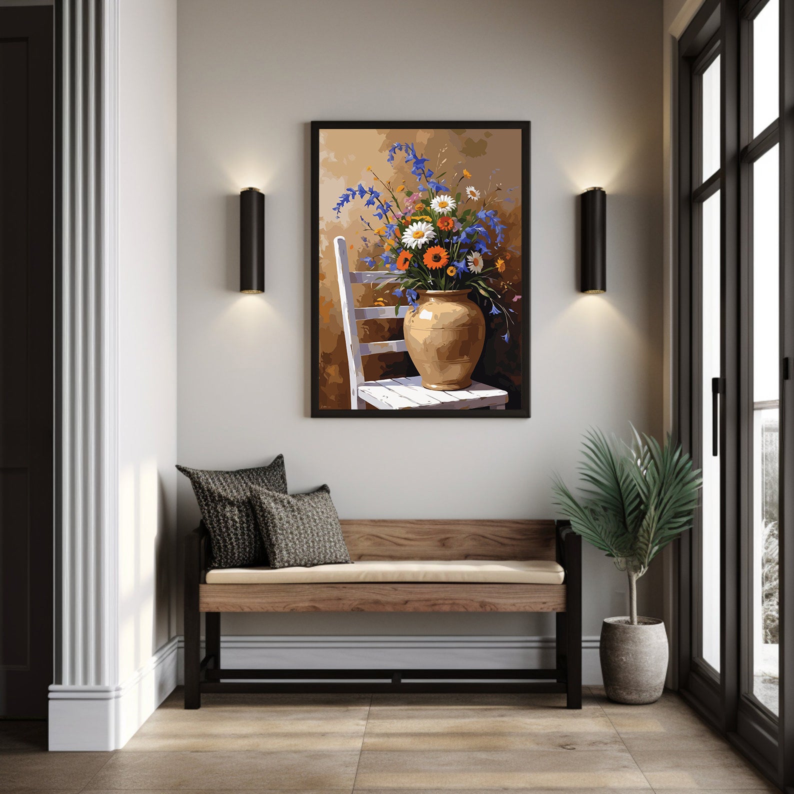 Pictura pe Numere – Simfonia florilor rustice 7026