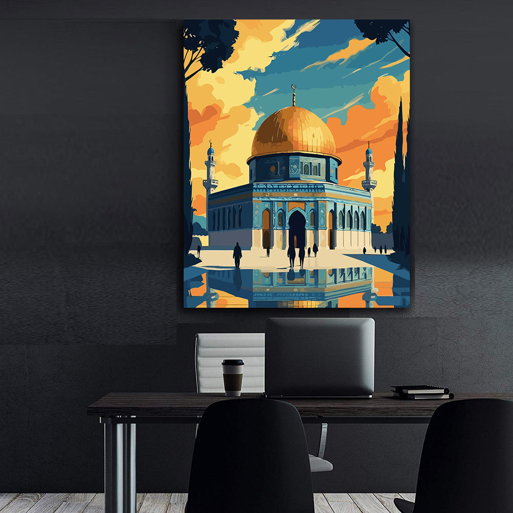 Set Pictură pe numere – Cupola Stâncii 6306