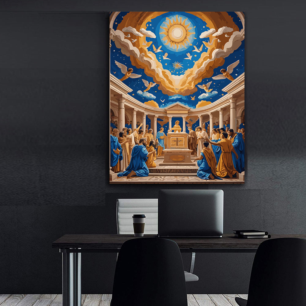 Set Pictură pe numere – Adunarea Divină 6340