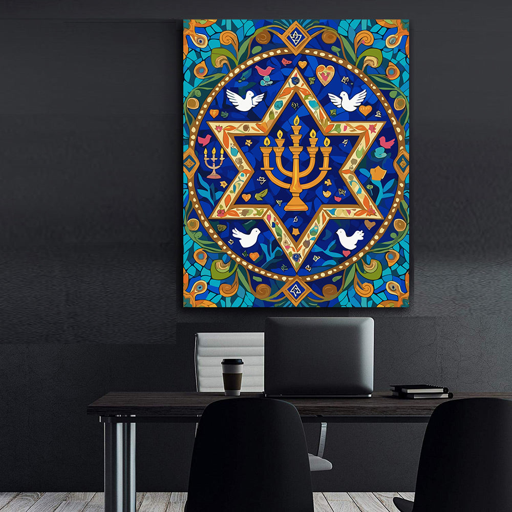 Set Pictură pe numere – Steaua Lui David 6355