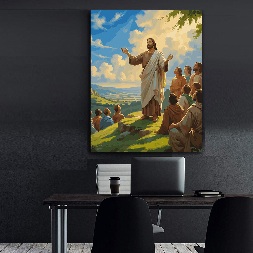 Set Pictură pe numere – Predica De Pe Munte 6387
